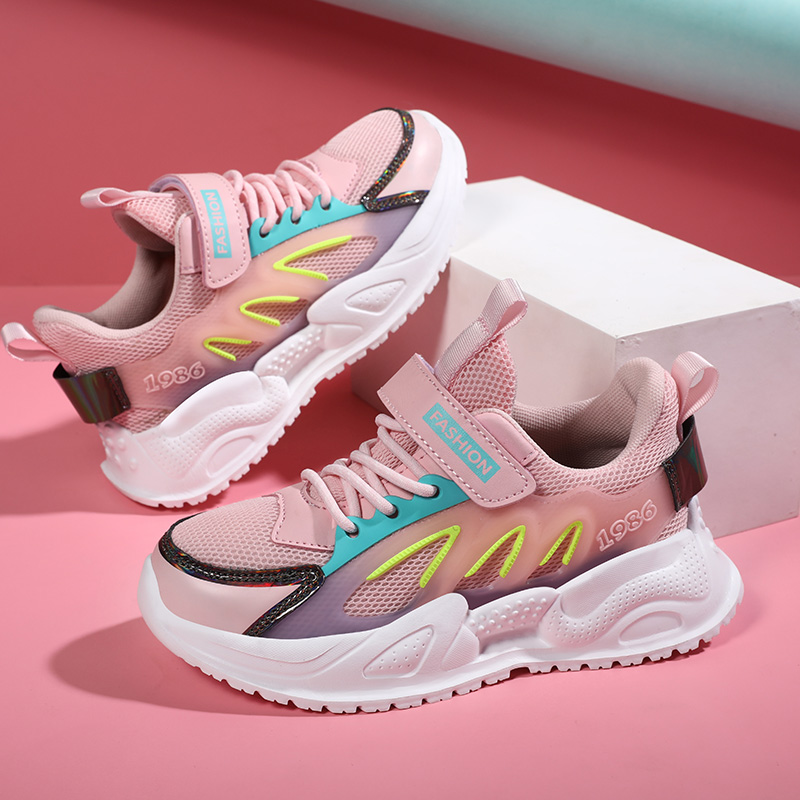 双网儿童运动鞋男童网鞋女童轻便软底跑步鞋跨境外贸童鞋