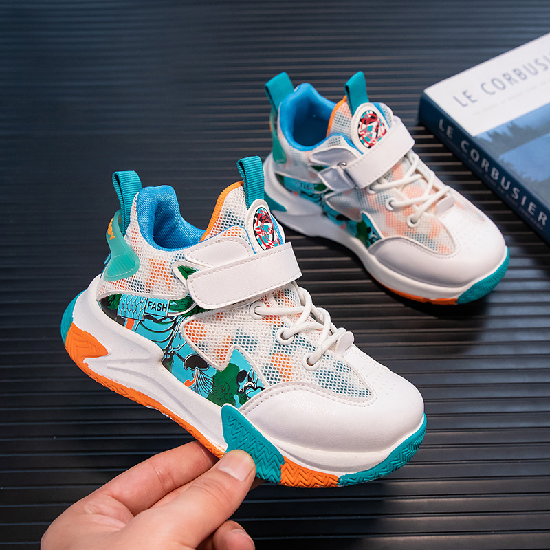 四季新款儿童篮球鞋男童篮球鞋学生球鞋