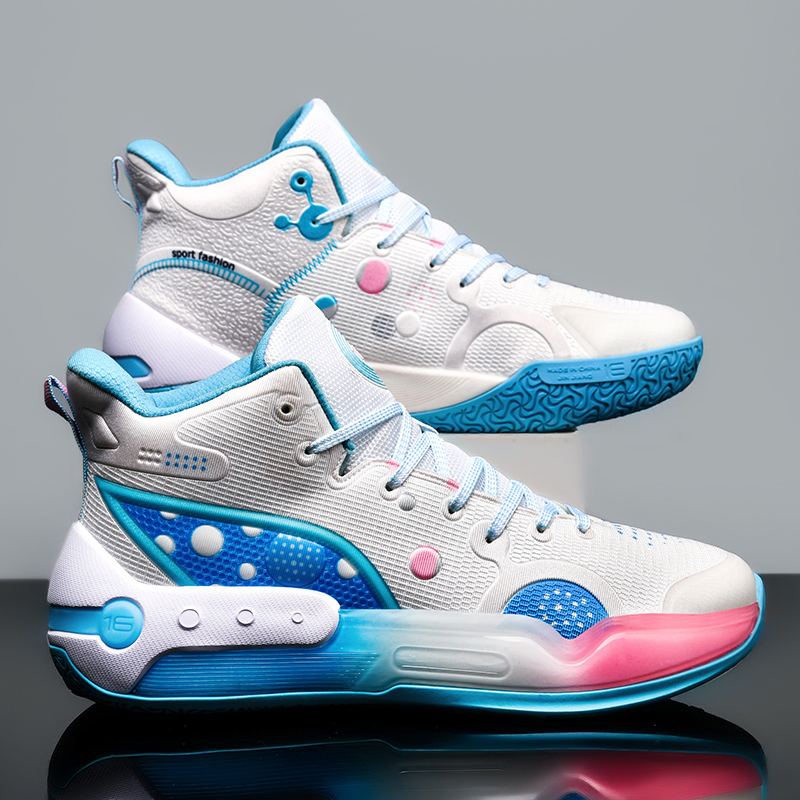 Y16 驭帅16高帮篮球鞋橡胶底+MD+TPU+爆米花底，