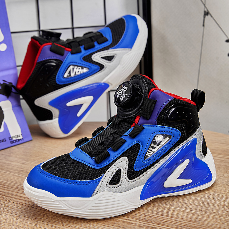 2022秋季新款旋钮扣篮球鞋黑蓝，黑灰，白紫，31-40