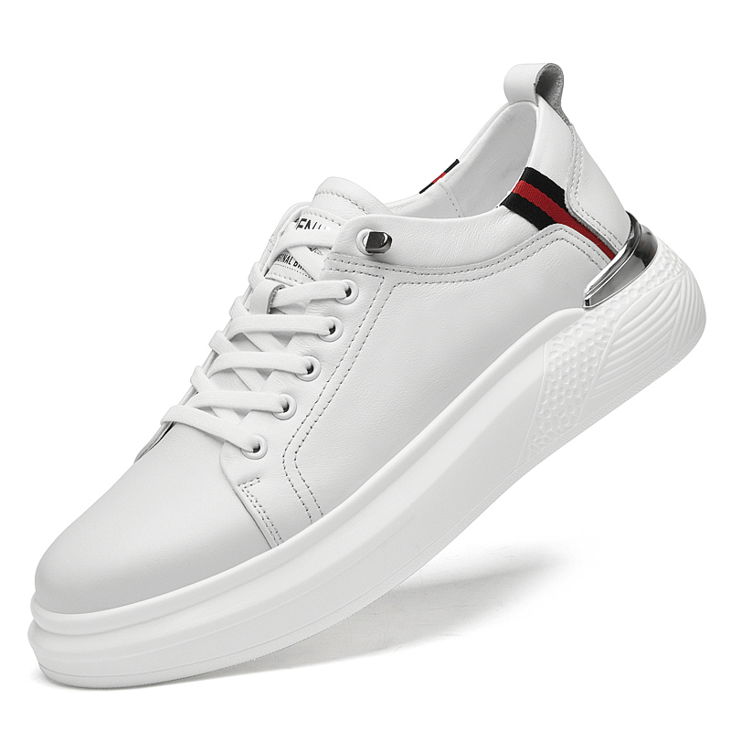 增高男鞋XJ5001颜色 白色 黑色 皮鞋码 