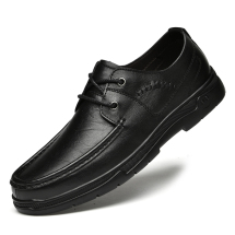 新款商务休闲皮鞋，批120元，黑色 棕色38-