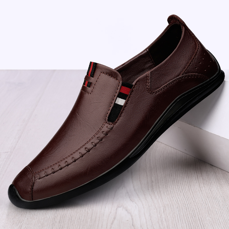 K2899休闲小皮鞋 出厂价110 黑色 棕色37-46