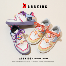 Abckids童鞋秋款女童爆款板鞋百搭软底运动鞋户外休闲学生