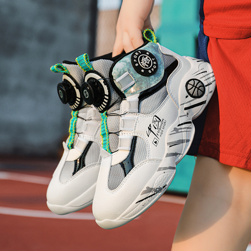 冠龙工厂直销2591新款运动篮球童鞋跨境大码爆款P68