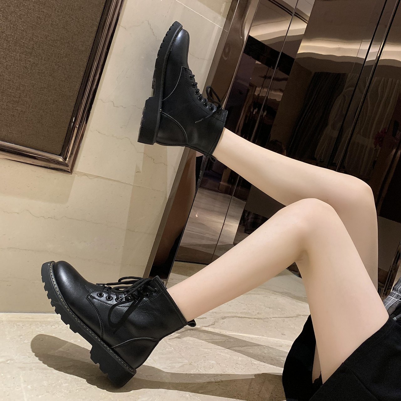 2022冬季新款女短靴爆款（流水线品质）支持一件代发