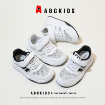 Abckids童鞋秋季新款儿童休闲鞋透气防滑网面减震鞋男女童