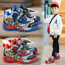 蜘蛛侠童鞋篮球鞋加绒加厚