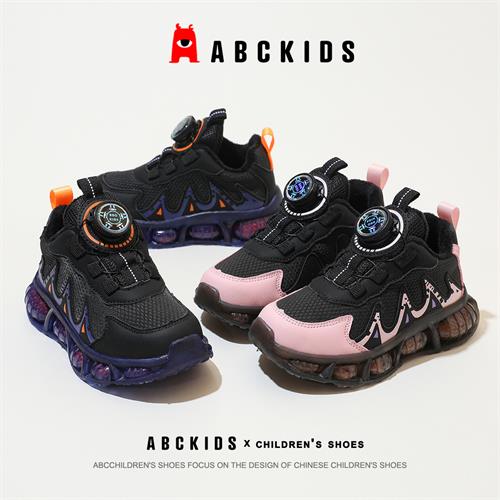 Abckids童鞋男女童儿童运动鞋冬季男童二棉鞋保暖加绒潮酷