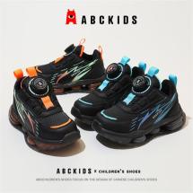 Abckids童鞋男童冬季二棉篮球鞋男孩加绒纽扣运动鞋学生保