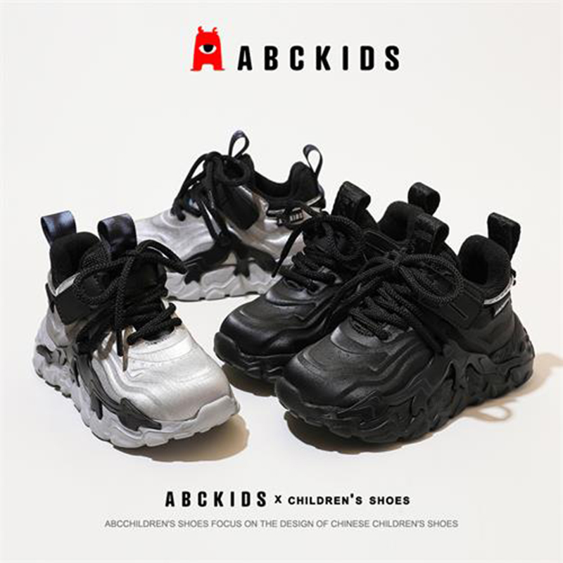 Abckids童鞋男童加绒运动鞋冬季保暖休闲鞋中大童限量户外