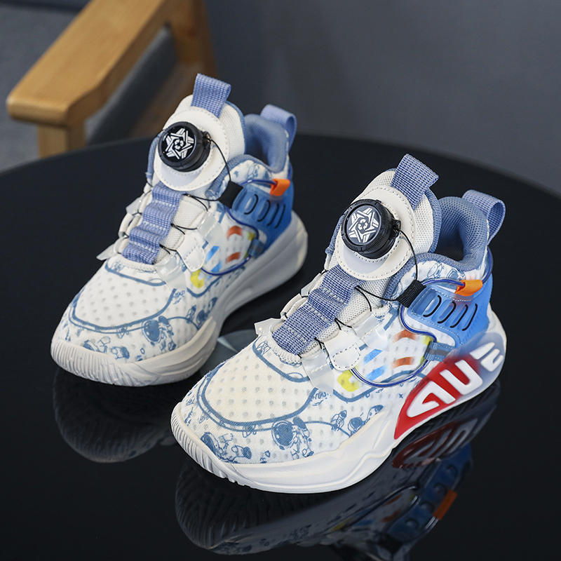 路誉鞋业 L856 春季新款儿童网面童鞋31-40码-P50