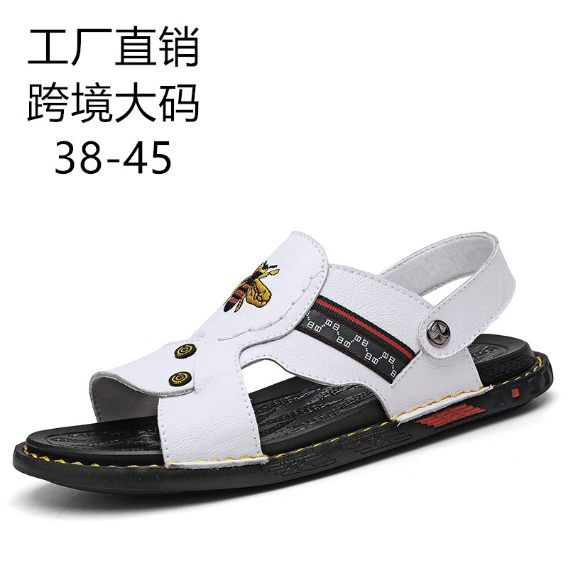 【工厂直销】男士夏季凉鞋2023夏季新款休闲开车两用凉鞋