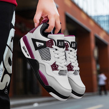 冠龙工厂直销aj4新款跑步运动休闲篮球鞋跨境大码爆款P78