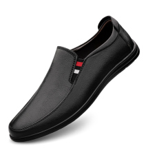 新款SH2188二层皮休闲皮鞋37-44批80皮鞋码 黑色，