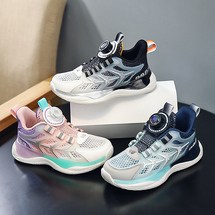 一件代发夏季单网儿童运动鞋重大童旋转扣篮球鞋