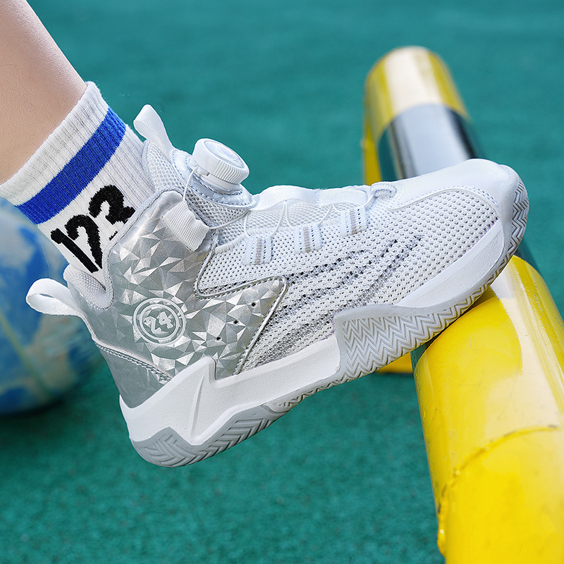 一件代发煜弋2133新款纽扣飞织篮球鞋31-40码段P58