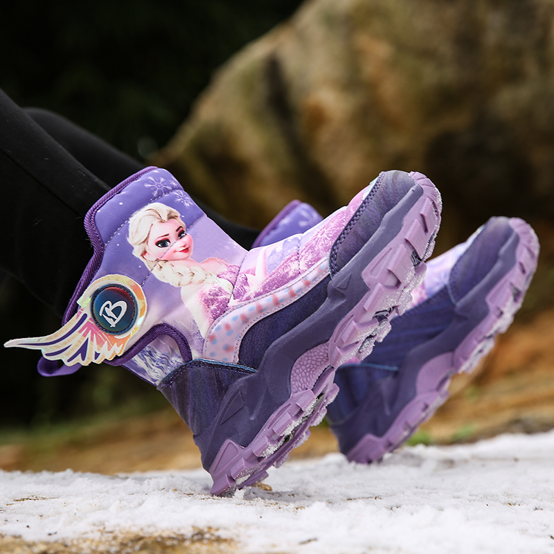 雪地靴童鞋2023新款女童冬季加绒加厚棉鞋