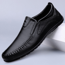 新款休闲男鞋 K8821 出厂价125 黑色 棕色 38-4