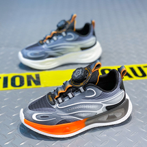 涵童鞋BCA07儿童网面休闲鞋旋转纽扣运动鞋30-39码