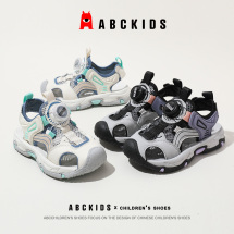 2023新款ABCkids男童包头凉鞋软底防滑镂空透气沙滩鞋