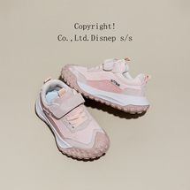 迪士尼2023秋季新款儿童休闲鞋女孩透气跑步