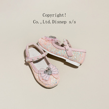 迪士尼女童公主鞋2023秋季新款洋气儿童水晶鞋软底演出单鞋