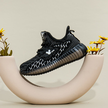 迪士尼儿童鞋男童椰子鞋2023秋季新款轻便网鞋学生跑步运动鞋