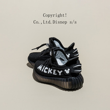 迪士尼童鞋男童椰子鞋秋季2023新款网面透气跑鞋儿童运动鞋