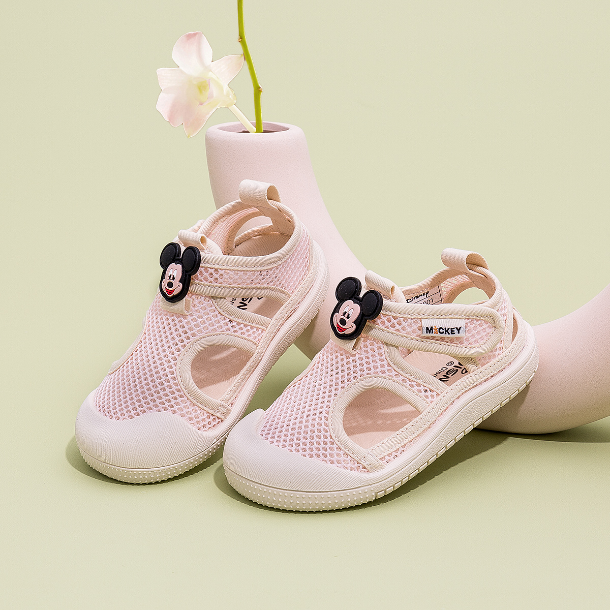 迪士尼儿童鞋春夏季女童学步鞋幼婴儿室内防踢中小童女宝宝机能鞋