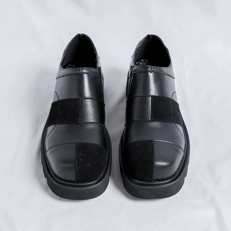 555885新款时尚休闲皮鞋，黑色，38-44，批发100