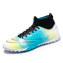 酷飞32756G-1高帮碎钉足球鞋 30-45 P70