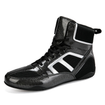 酷飞QJ23-2跨境大码鞋拳击鞋刺绣摔跤训练鞋搏击鞋拳击运动