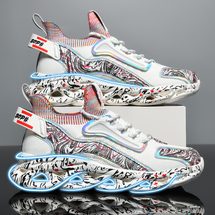 国潮刀锋男鞋秋季2023新款运动鞋男士内增高青少年老爹鞋潮牌