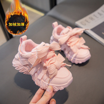 艾克斯公版爆款老爹鞋女童鞋蝴蝶結(jié)魔術(shù)貼批38