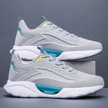 包邮新款男鞋春秋款运动鞋男软底跑步鞋爆米花超轻大码休闲鞋子男