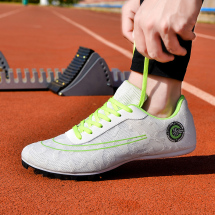 新款田径钉鞋跑步鞋跳远比赛训练鞋中高考体测鞋