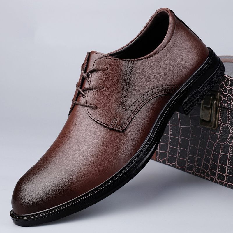 XQX2388  新款休闲商务男鞋批130,黑色，棕色38-