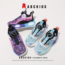 ABCkids童鞋2024春季新款男童篮球鞋轻便防滑跑步鞋