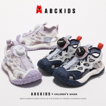 ABCkids凉鞋2024夏季新款男童女童网面透气镂空运动鞋