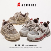 ABCkids童鞋2024夏季新款男童儿童网面透气软底运动鞋