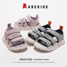 ABC女童运动凉鞋夏款2024新款夏季中大童防滑儿童包头男童