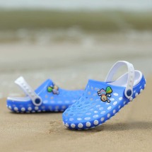 达望 儿童时尚沙滩凉鞋亲子洞洞拖鞋25-36是双码，控价25