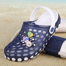 达望 儿童时尚沙滩凉鞋亲子洞洞拖鞋25-36是双码，控价25