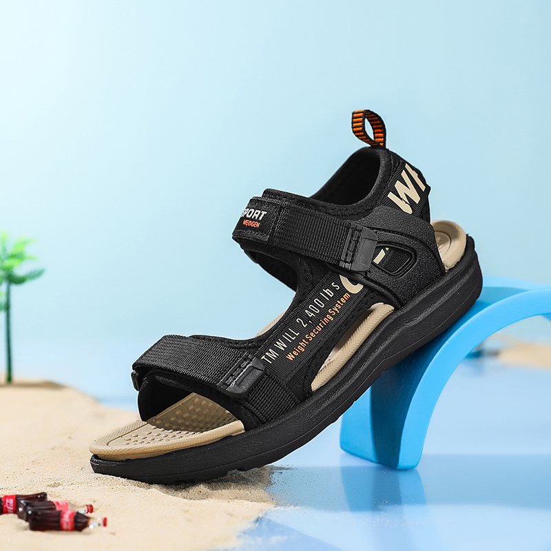 夏季透气儿童凉鞋男童鞋时尚沙滩鞋休闲凉鞋 28-41