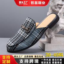 跨境包头半拖鞋男可外穿鞋子夏季男士凉鞋潮款休闲鞋男不臭脚大码