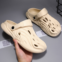 新款EVA洞洞鞋男码沙滩鞋凉拖鞋（双码）