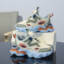 悦足929 秋季新款皮面儿童运动鞋（28-39）