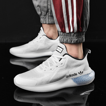 瑟跑阿尔法贾卡真爆米花网面透气运动跑鞋跑步鞋