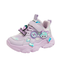 浩利隆5972新款皮面女童卡通运动鞋26-37